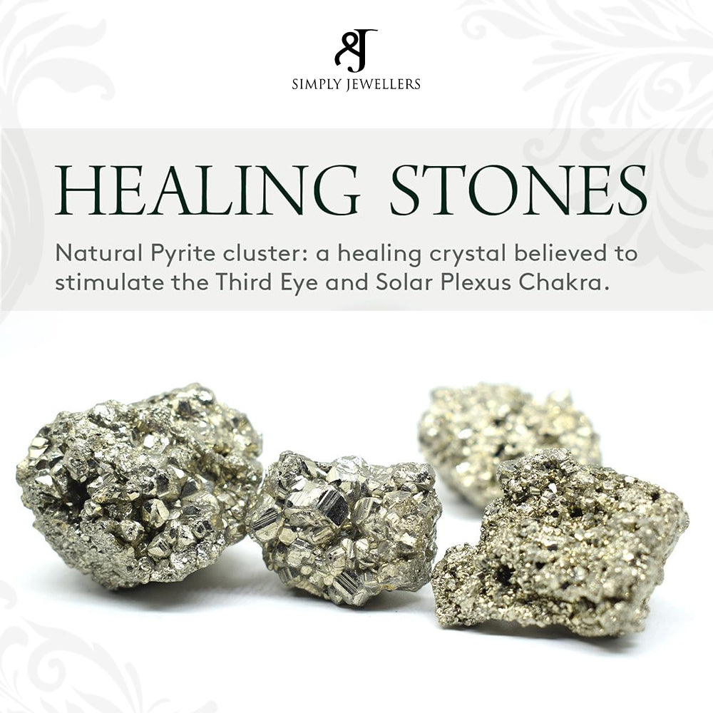 Natural Pyrite Raw Stone, Healing Stone for Prosperity, Success, Money Attraction, Third Eye Chakra Stimulation