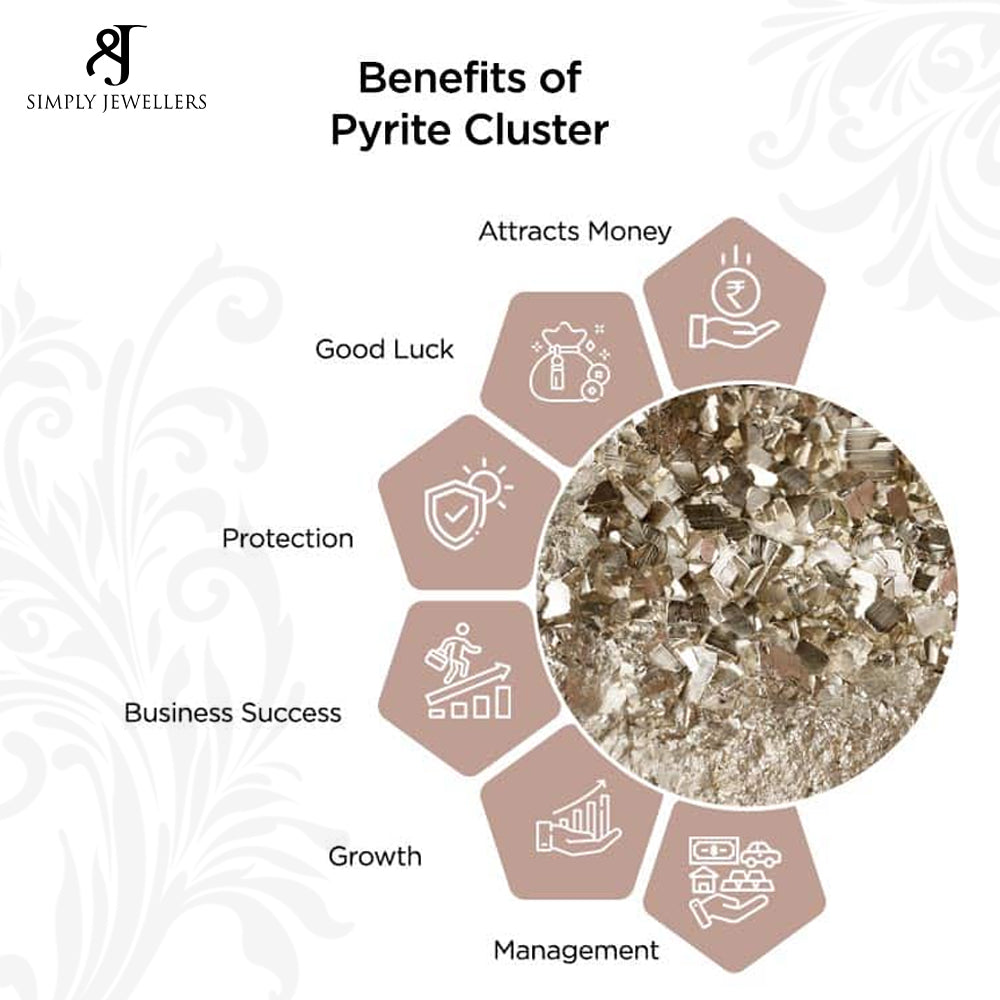 Natural Pyrite Raw Stone, Healing Stone for Prosperity, Success, Money Attraction, Third Eye Chakra Stimulation