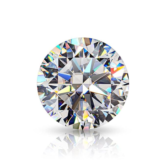 Loose Moissanite Diamond With GRA Certificate, D Colorless, Brilliant Round Cut, VVS1 Clarity Jewellery Gemstones for Pendant Ring, Stud Earring, Jewelry Making, 0.5CT-4CT 1.11 Carat