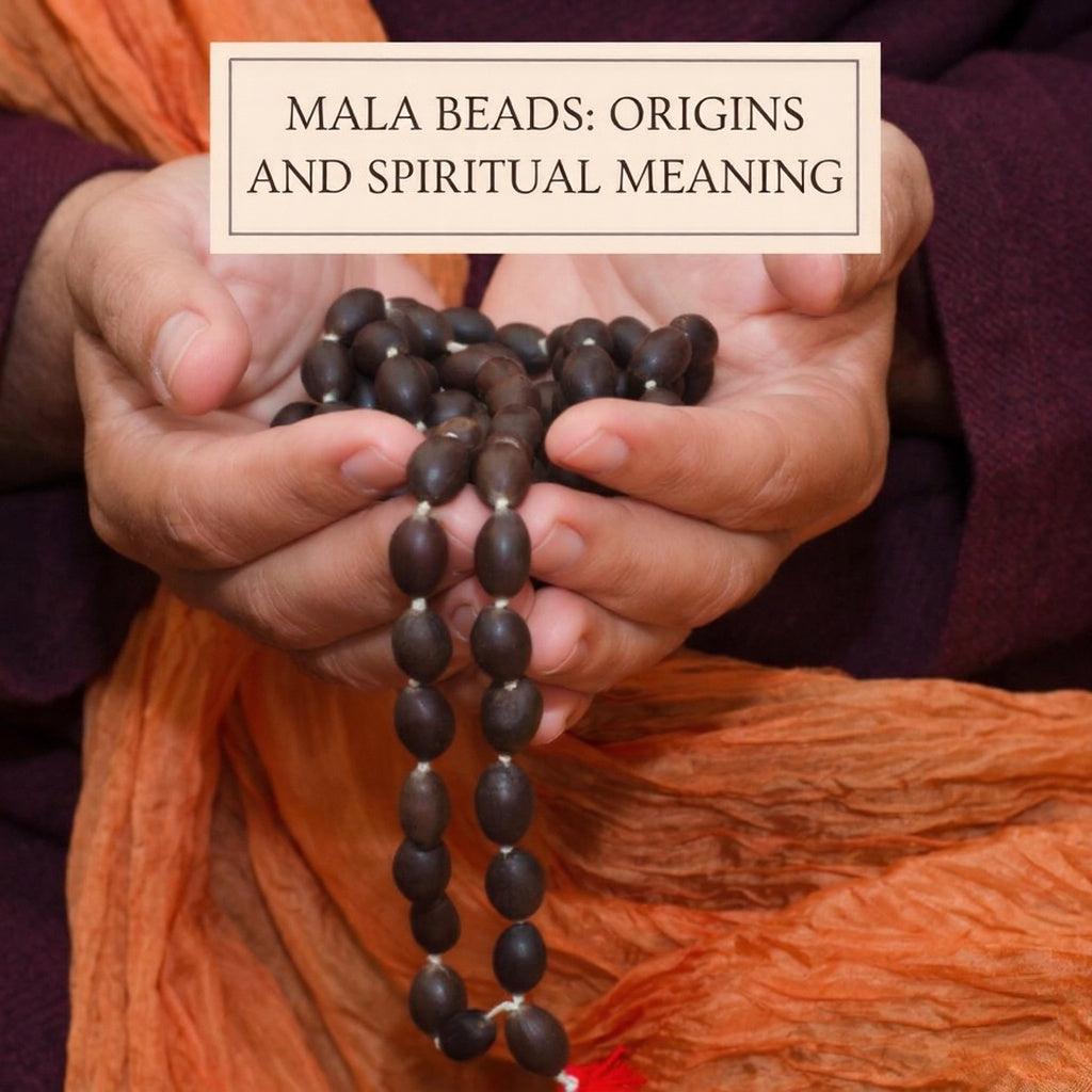 Natural Kamal Gatta Mala 108 Beads – Sacred Lotus Seed Japa Mala for Lakshmi Puja, Meditation, Mantra Chanting & Spiritual Practices
