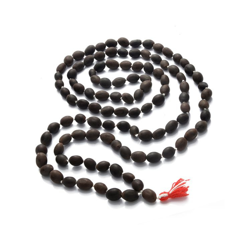 Natural Kamal Gatta Mala 108 Beads – Sacred Lotus Seed Japa Mala for Lakshmi Puja, Meditation, Mantra Chanting & Spiritual Practices
