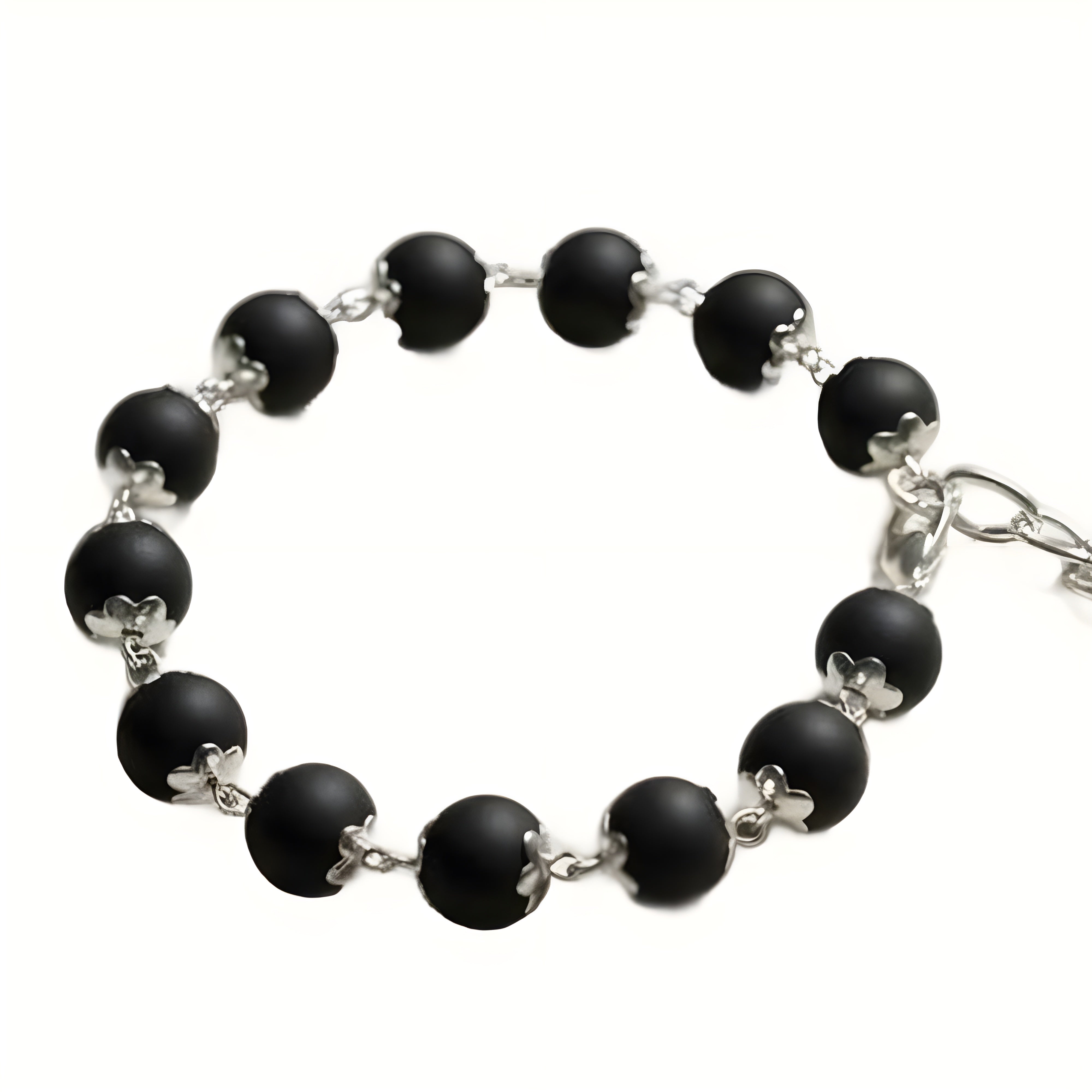 Natural Karungali Wood Bracelet for Men & Women – Handcrafted Spiritual Beaded Bracelet for Daily Wear, Meditation & Positive Energy