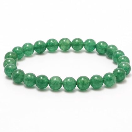 SIMPLY JEWELLERS AAA Grade Healing Crystal Bracelet for Men & Women - Adjustable Gemstone Bracelet for Reiki, Meditation, Yoga & Energy Healing (Green Aventurine)